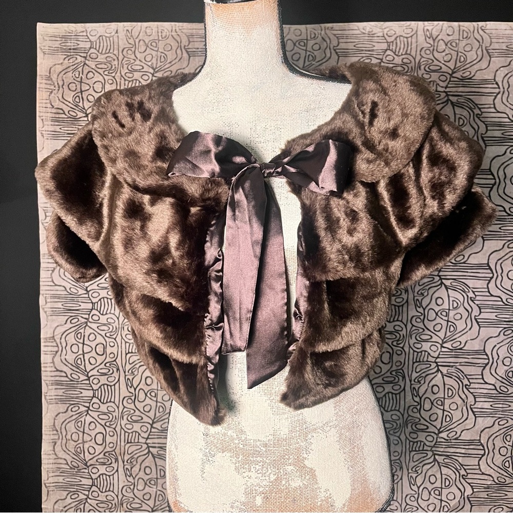 Faux Mink Stole